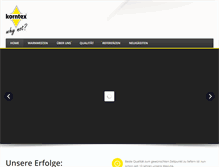 Tablet Screenshot of korntex.de